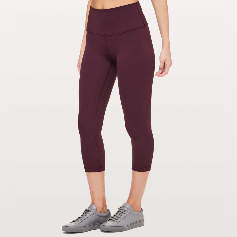 lululemon Wunder Under Crop - dark adobe